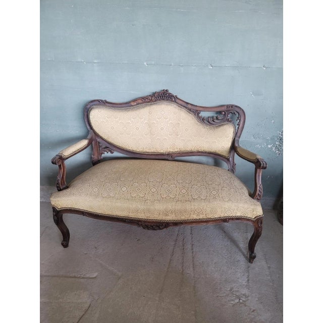 Vintage Louis XV Style Sofa, 1940s For Sale - Image 12 of 12