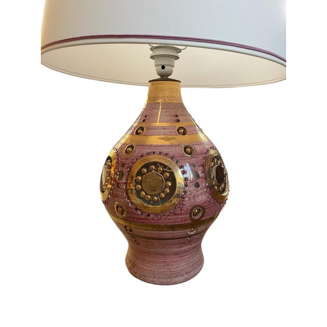 Studio Pottery Ceramic Lamp by Georges Pelletier, 1970s For Sale - Image 4 of 8