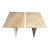 Late 20th Century Travertine Side Tables (A Pair) For Sale