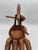 1970s Sculptural Hand-Carved Wooden Wine Bottle Holder, 1950s For Sale - Image 5 of 9