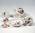 Ceramic Meissen Tea Service with Bird and Insect Painting and Gold, Germany, 1820, Set of 6 For Sale - Image 7 of 13