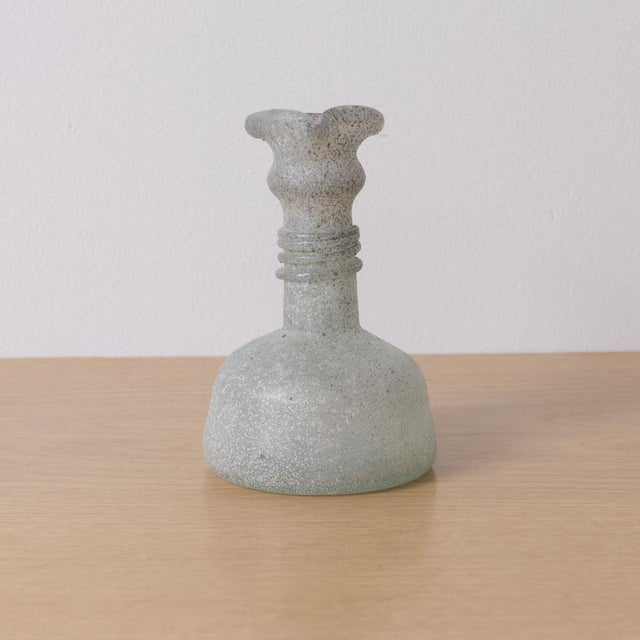 1960s Petite Italian Scavo Bud Vase For Sale - Image 4 of 9