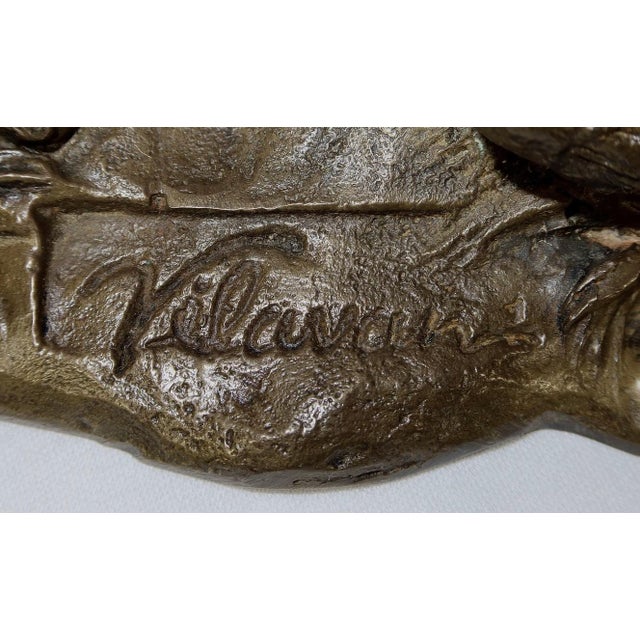Vilavan, Pheasant and Her Young, Early 20th Century, Bronze For Sale - Image 5 of 18