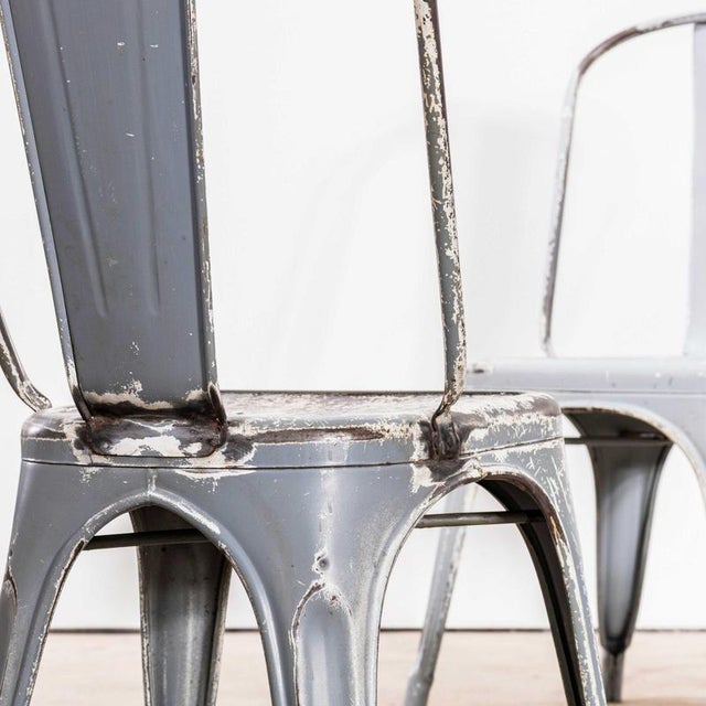 Grey Outdoor Dining Chair from Tolix, 1960s For Sale - Image 11 of 13