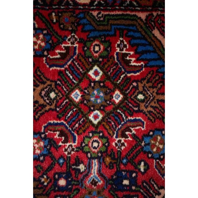 This rug comes from the Hamadan region is a beautiful example of traditional craftsmanship. Made from high-quality wool on...