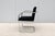 Ludwig Mies Van Der Rohe Brno Tubular Chair in Navy Blue Velvet Fabric by Gordon For Sale - Image 9 of 14