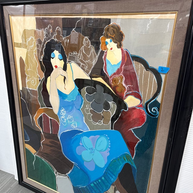 Circa 1997 Itzchak Tarkay Suzanne Serigraph, Signed For Sale - Image 11 of 12