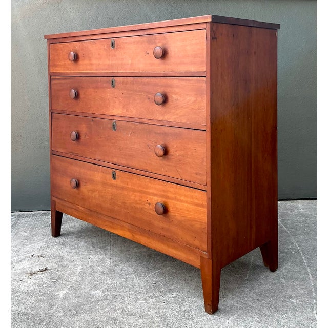 Mid 20th Century Vintage Shaker Style Four Drawer Dresser For Sale - Image 5 of 12