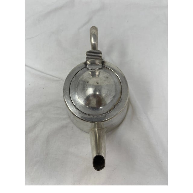 French Mid 19th Century Hotel Silver Tea Pot For Sale - Image 3 of 13