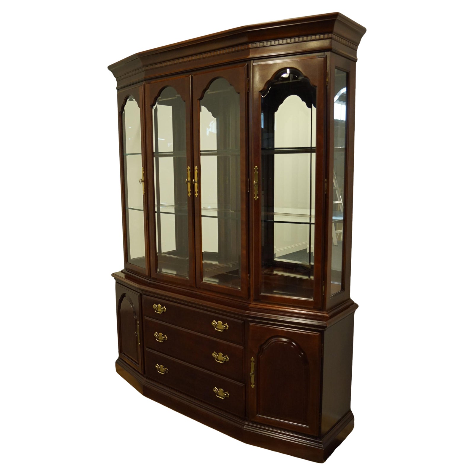 Bernhardt Furniture Traditional Solid Cherry China Cabinet ...