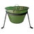 Vintage Hungarian Green Enamel Tub W/Iron Stand For Sale - Image 4 of 10