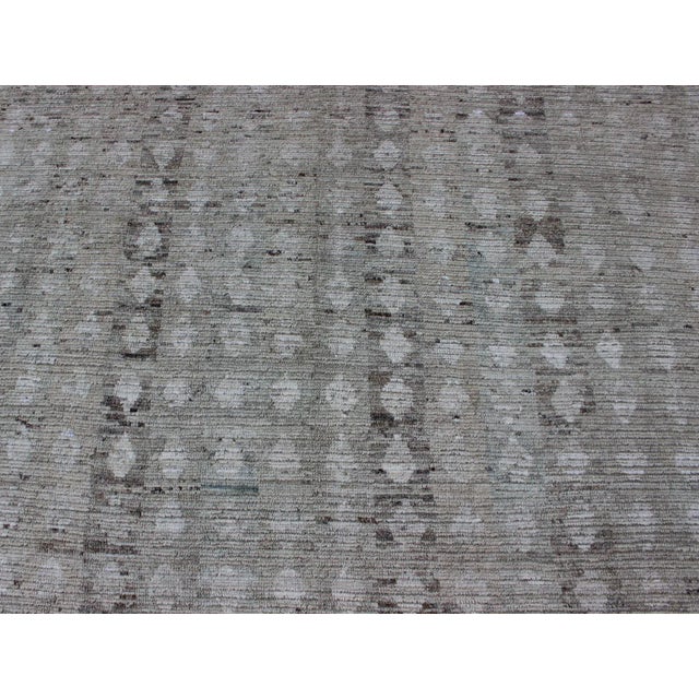 Textile Casual Modern Design Rug by Keivan Woven Arts, Light Green, 9'7 X 12' For Sale - Image 7 of 12