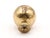 Reclaimed 1.125 In. Polished Brass Ball Cabinet Drawer Knob For Sale - Image 4 of 4