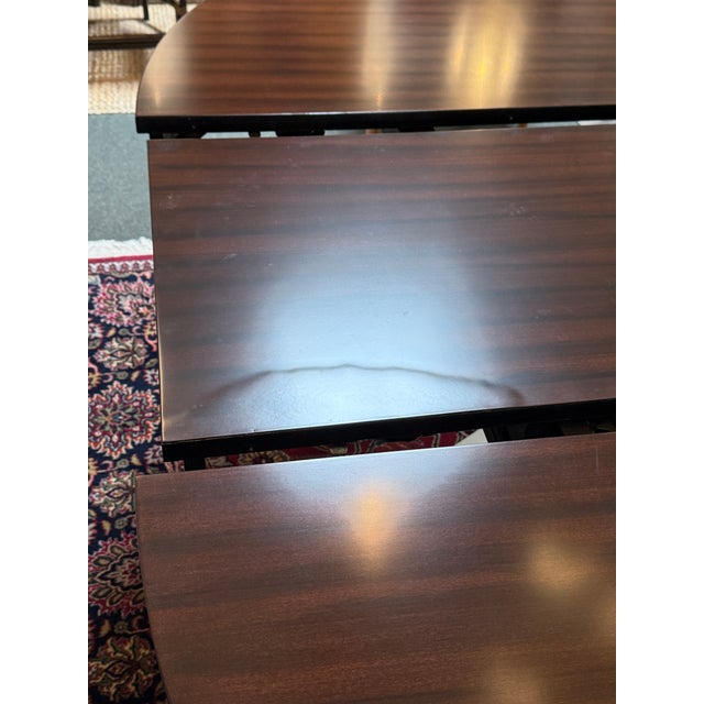 Ruby Living Rigley Pedestal Extension Dining Table, 60 Inches For Sale - Image 10 of 12