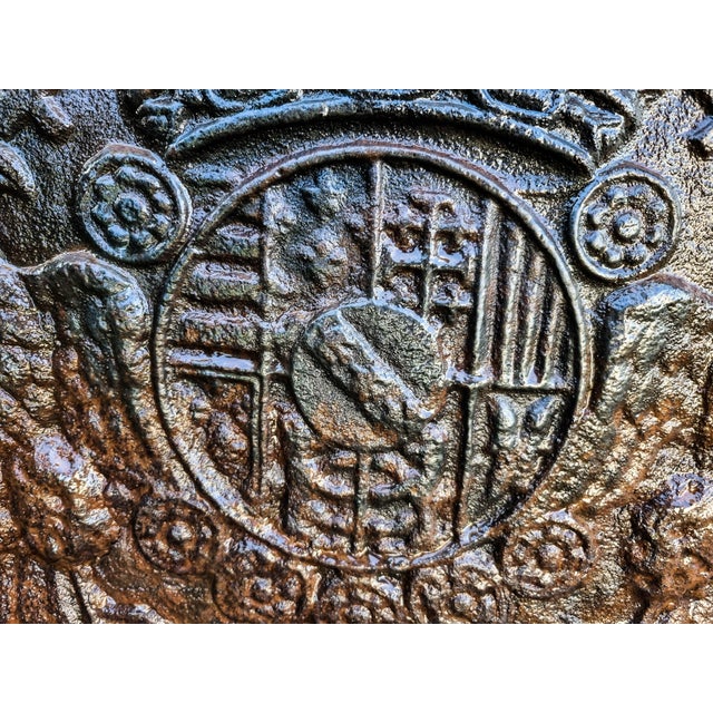 Arms of Lorraine Fireplace Plaque For Sale - Image 3 of 7