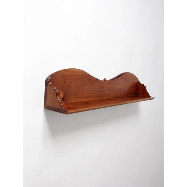 Farmhouse Antique Wooden Shelf For Sale - Image 3 of 7