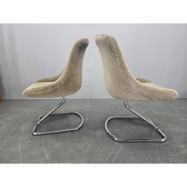 Vintage Chairs by Boris Tabacoff, France, 1970s, Set of 2 For Sale - Image 6 of 11