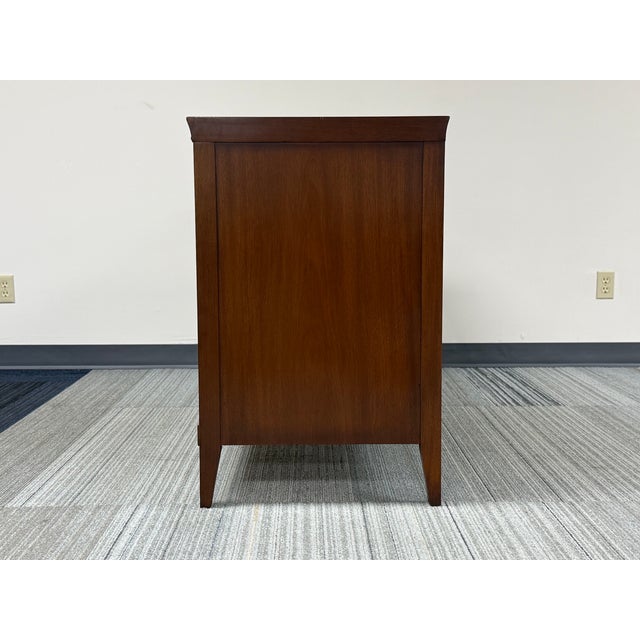 Wood Mid-Century Mahogany Credenza / Sideboard ~ Great as Tv Stand For Sale - Image 7 of 13
