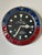 ROLEX Officially Certified Oyster Perpetual GMT Master II (Pepsi) Wall Clock. Good condition working order, glows in the...
