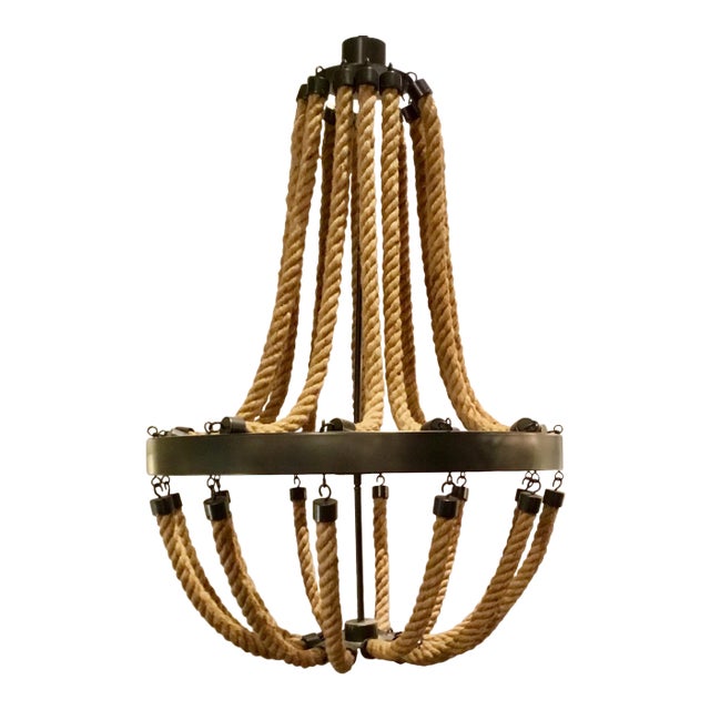 Noir Company Vic Rope Chandelier Chairish