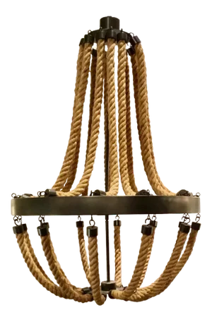 Noir Company Vic Rope Chandelier