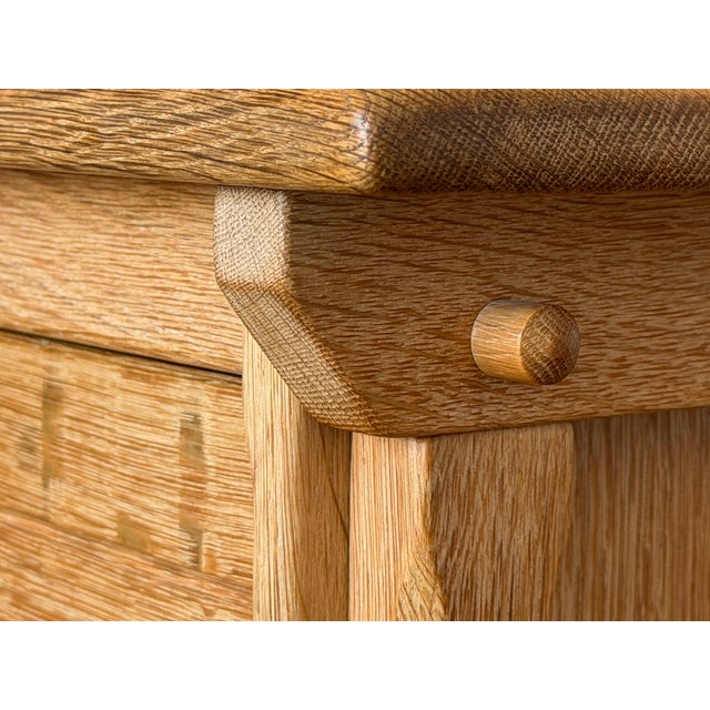 Mid-Century Modern Oak Writing Desk by Henning Kjærnulf, 1960s For Sale - Image 9 of 13