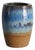 Blue Glazed Studio Pottery Vase by Michael Andersen & Son for Bornholm, Denmark, 1960s For Sale