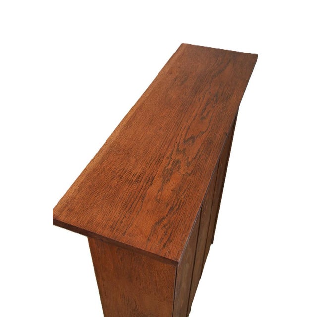 1900 - 1909 Arts and Crafts Oak Open Bookcase, 1900 For Sale - Image 5 of 16