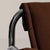 1980-1989 Czech Republic Deep Espresso Brown Pair Of Chrome-Frame Lounge Chairs For Sale - Image 9 of 11