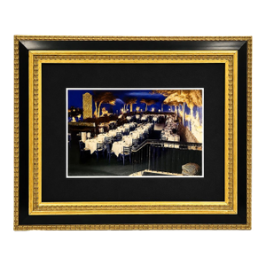 Vintage El Morocco Nyc Nightclub Framed Dining Room Photograph 8x10 New York