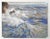 Rustic Vintage Mid 20th Century Seascape Pastel Painting For Sale - Image 3 of 3
