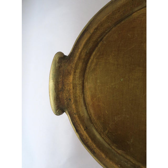 Gold Italian Gold Giltwood Tray For Sale - Image 8 of 9