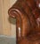 Hand-Dyed Brown Leather Chesterfield Club Tub Barrel Armchair with Brass Castors For Sale - Image 10 of 18