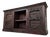Vintage Hand-Carved Solid Wood Credenza, Sideboard, or Media Console For Sale