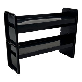 Black Modular Jeep Bookcase by De Pas, D'Urbino and Lomazzi for BBB, 1970s, Set of 2 For Sale