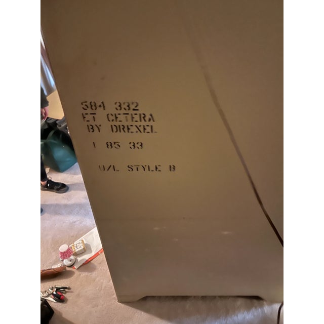 Drexel Heritage Lighted Display and Media Cabinet For Sale - Image 10 of 13