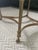 1960s Italian Brass & Glass Hooved Foot Oval Cocktail Table For Sale - Image 9 of 11