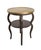 French Chestnut & Copper Table Sellette Side Table, 1940s For Sale - Image 3 of 8