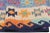 1990s Tribal Kilim Rust Blue Wool Rug - 8'5" X 10'1" For Sale In New York - Image 6 of 7