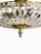 A beautiful 14.1" plafond in dark brass with soft octagon chains. The chandelier is classic and has a detailed brass...