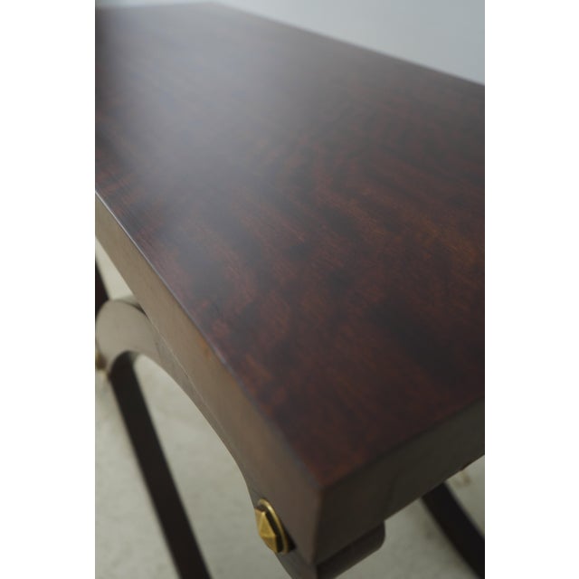 2000 - 2009 Henredon Hollywood Regency Console Hall Foyer Table For Sale - Image 5 of 12
