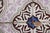 19th Century Set of Four Portuguese Tiles, Dark Brown, Light Purple, Blue and White For Sale - Image 6 of 12