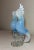 Vintage Hand Blown Italian Murano Opaline Glass Cockatoo Bird Sculptures Statue For Sale In New York - Image 6 of 10