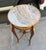 French Marble Top Side Table French Style For Sale - Image 3 of 3