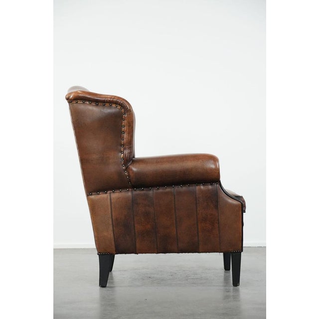 Club Chair in Sheepskin Leather For Sale - Image 3 of 15