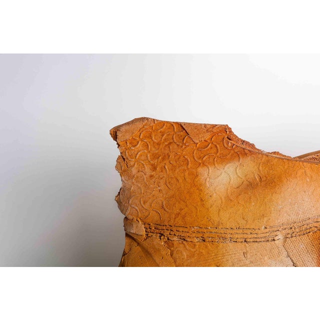 Poul Soldner Raku-Fired Crazed Pedestal Piece Vessel 1983 marked underside 83-28-6283 Sodner attended the Los Angeles...