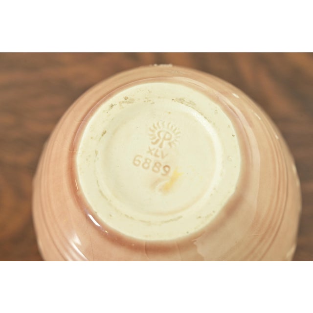 Rookwood Pottery Arts & Crafts Glazed Ceramic Art Pottery Vase With Relief Decoration of Horses, 1945 For Sale - Image 9 of 11