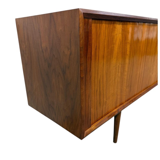 Faarup Møbelfabrik Mid-Century Danish Modern Teak Tambour Sideboard For Sale - Image 4 of 11