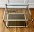 Maison Jansen 1970s Maison Jansen Style Rectangular, Glass Top Mid Century End Table For Sale - Image 4 of 4