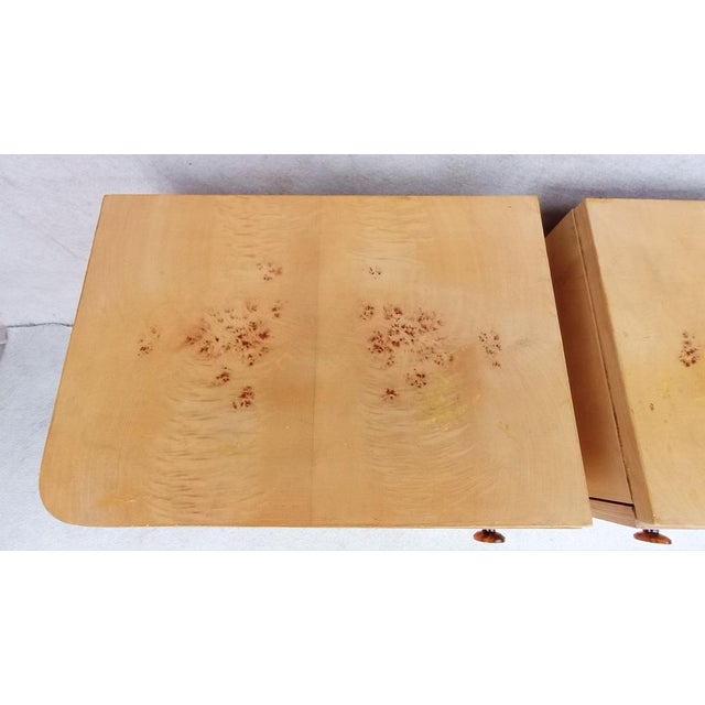 Bedside Tables by Jindrich Halabala for Up Závody, 1960s, Set of 2 For Sale - Image 12 of 16